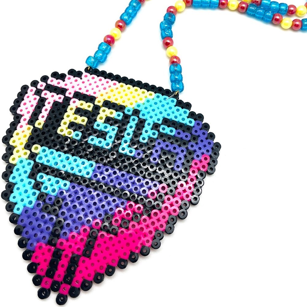 LASR Under Influence Rave Kandi Necklace